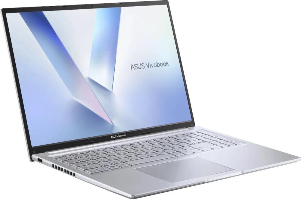 Ноутбук Asus VivoBook 16 M1605NAQ-SH158 Ryzen 7 170 16Gb SSD512Gb AMD Radeon 680M 16" OLED WUXGA (1920x1200) без ОС silver WiFi BT Cam (90NB1832-M00750)