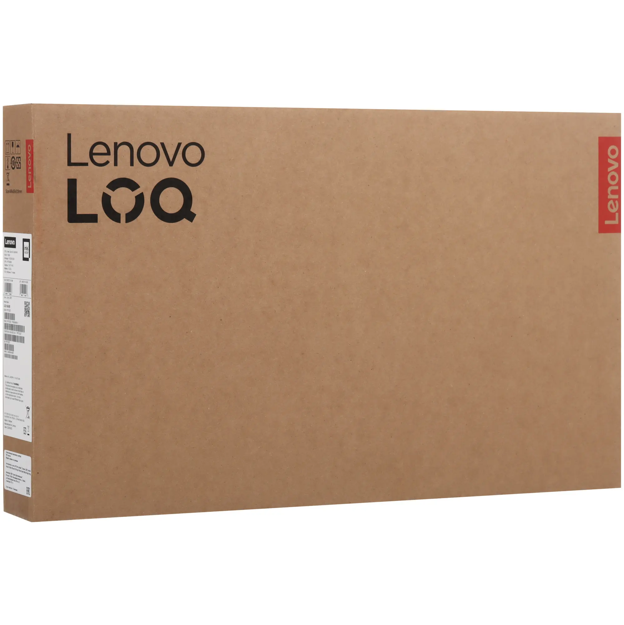 Ноутбук Lenovo LOQ 15IAX9E Core i5 12450HX 16Gb SSD512Gb NVIDIA GeForce RTX 3050 6Gb 15.6" IPS FHD (1920x1080) Win11 Home grey WiFi BT Cam (83LK00CVUS)