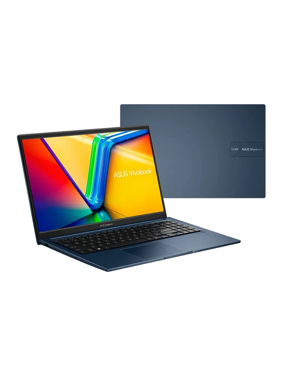 Ноутбук Asus Vivobook 15 X1504VA-BQ5284 Core 7 150U 16Gb SSD512Gb Intel Graphics 15.6" IPS FHD (1920x1080) без ОС blue WiFi BT Cam (90NB13Y1-M02WE0)