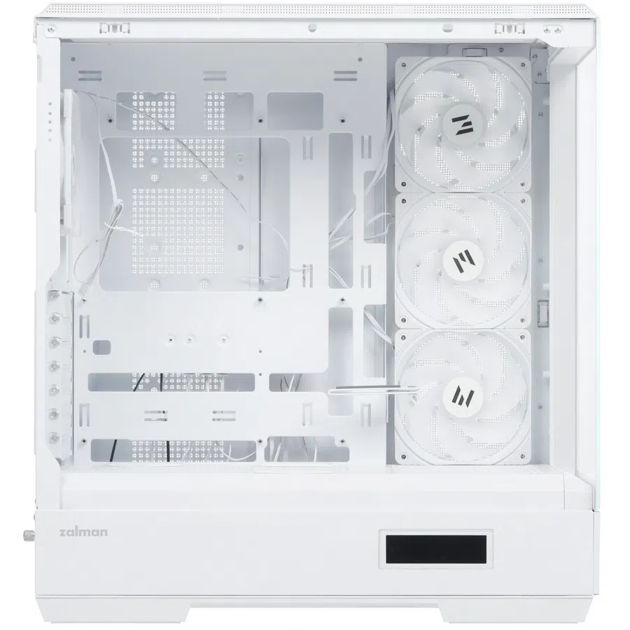Корпус Zalman P50 DS белый без БП ATX 6x120mm 5x140mm 2xUSB3.0 audio bott PSU