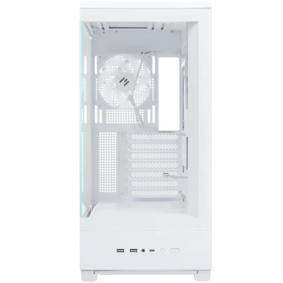 Корпус Zalman P50 DS белый без БП ATX 6x120mm 5x140mm 2xUSB3.0 audio bott PSU
