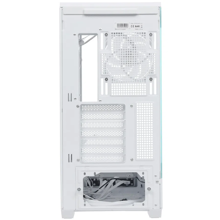 Корпус Zalman P50 DS белый без БП ATX 6x120mm 5x140mm 2xUSB3.0 audio bott PSU