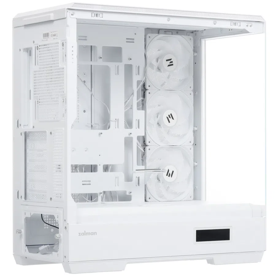 Корпус Zalman P50 DS белый без БП ATX 6x120mm 5x140mm 2xUSB3.0 audio bott PSU