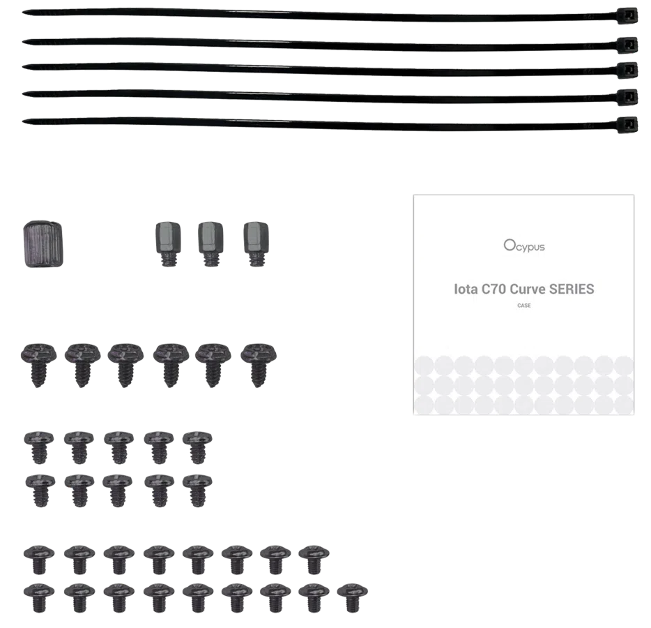 Корпус Ocypus Iota C70 BK Curve ARGB Digital черный без БП ATX 4x120mm ARGB 2xUSB3.2 1xUSB-C audio bott PSU