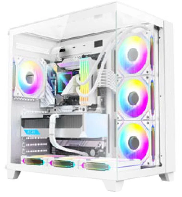 Корпус Alseye Vision Ultra W ATX 4x120mm ARGB USB3.0*1 USB2.0*2 HD Audio белый