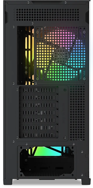 Корпус SAMA Z60 Black черный без БП ATX 4x140mm ARGB 1xUSB-C 2xUSB3.0 audio