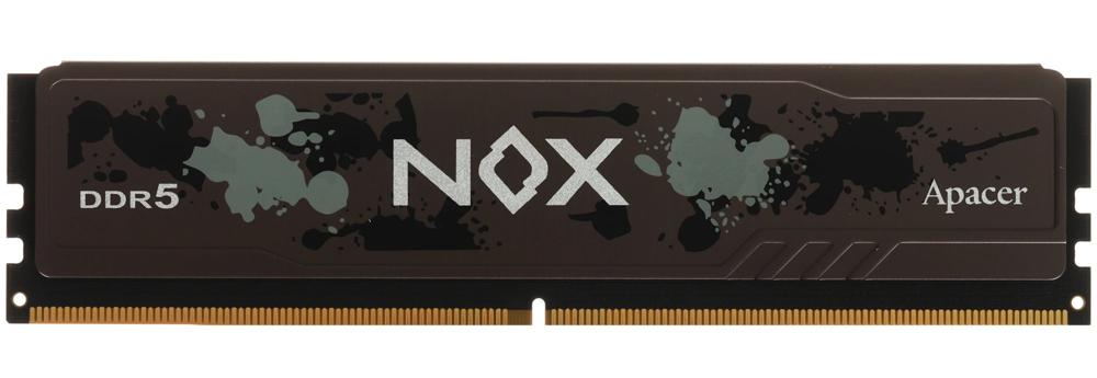 Память DDR5 16GB 6000MHz Apacer Nox AH5U16G60C622MBAA-1 PC4-48000 CL40 DIMM 288-pin 1.35В с радиатором Ret