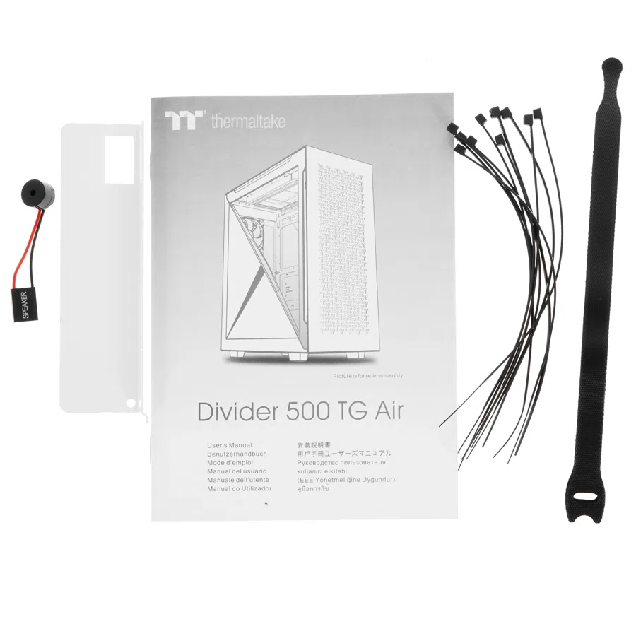 Корпус Thermaltake Divider 500 TG Air Snow ARGb белый без БП ATX 4x120mm 2xUSB3.2 1xUCB-C audio bott PSU