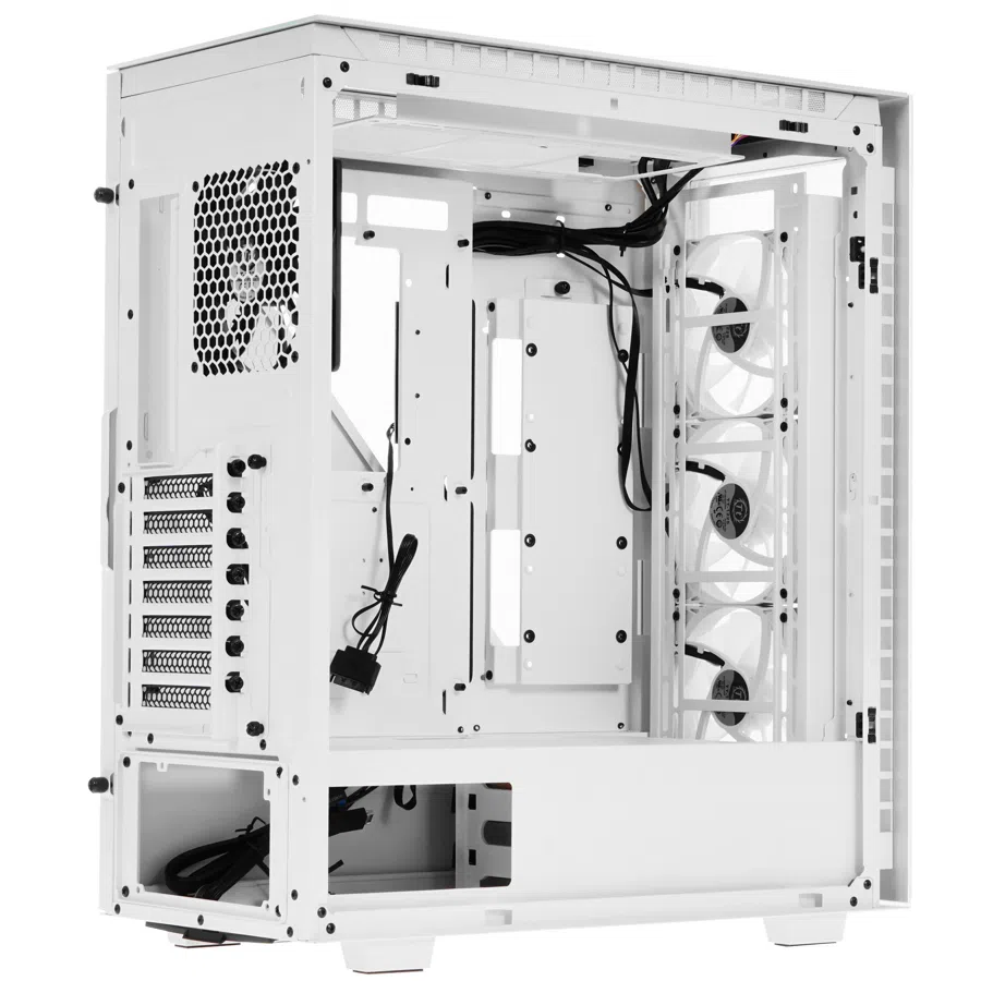 Корпус Thermaltake Divider 500 TG Air Snow ARGb белый без БП ATX 4x120mm 2xUSB3.2 1xUCB-C audio bott PSU