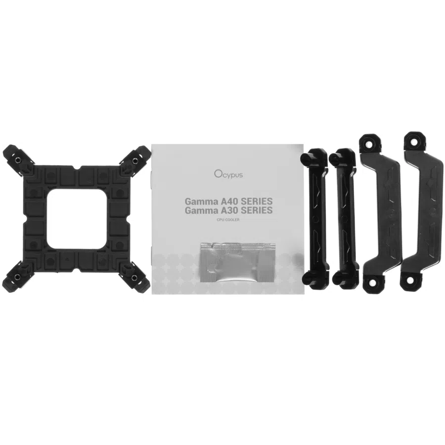Устройство охлаждения(кулер) Ocypus Gaммa A40 WH ARGB Soc-AM5/AM4/1200/1700/1851 белый 4-pin 29.5dB Al+Cu 200W 420gr Ret