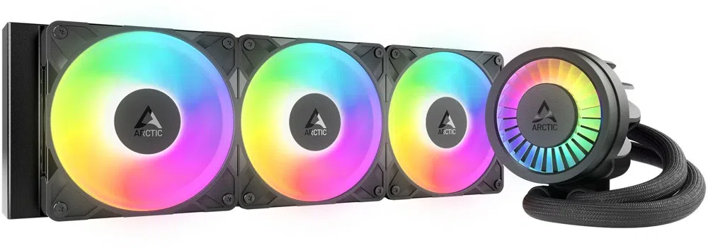 Система водяного охлаждения ARCTIC Liquid Freezer III Pro 360 ARGB черная Soc-AM5/AM4/1151/1200/1700/1851 4-pin Al-Cu Ret
