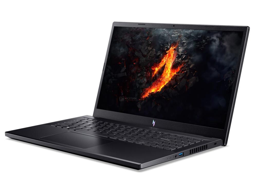 Ноутбук Acer Nitro V 15 ANV15-A31-R63T Ryzen 7 170 16Gb SSD512Gb NVIDIA GeForce RTX5050 8Gb 15.6" IPS FHD (1920x1080) без ОС black WiFi BT Cam (NH.U3QER.003)