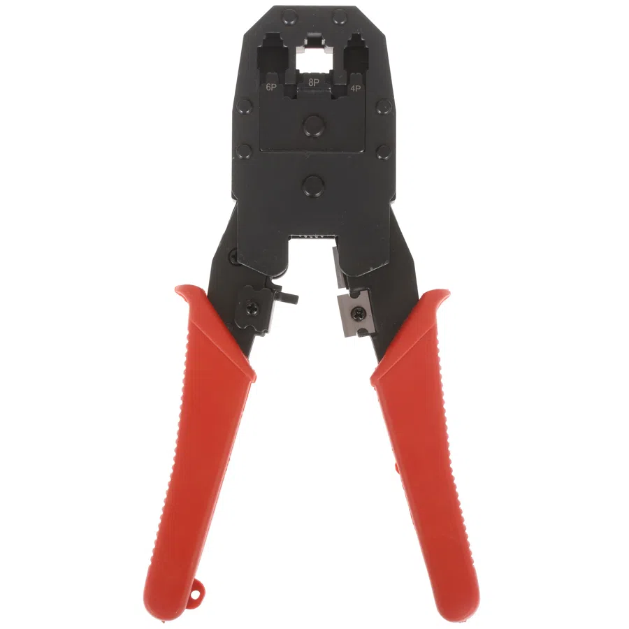 Набор инструментов Cablexpert TK-TP-01 RJ-11 RJ-12 RJ45 для зачистки проводов, кусачки и обжимной инструмент 3-в-1
