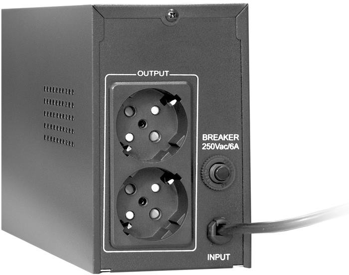 Источник бесперебойного питания Exegate Power Back BNB-600 EP244543RUS 360Вт 600ВА черный
