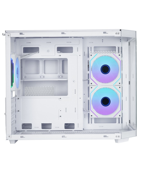 Корпус Eurocase 2771 WH белый без БП mATX 3x120mm ARGB 2xUSB2.0 1xUSB3.0 audio bott PSU