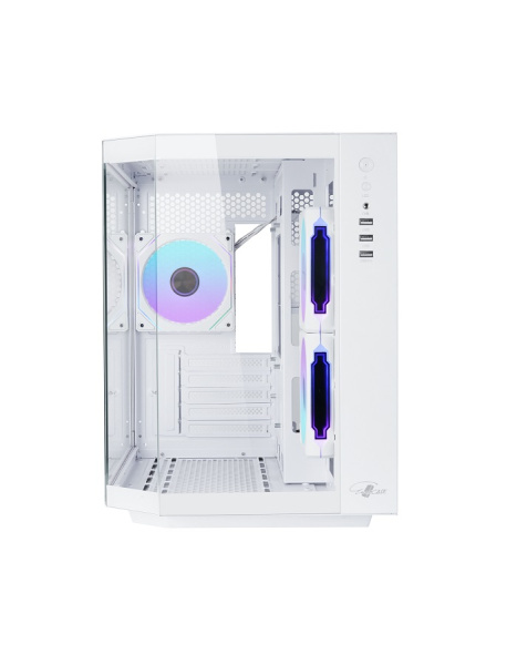 Корпус Eurocase 2771 WH белый без БП mATX 3x120mm ARGB 2xUSB2.0 1xUSB3.0 audio bott PSU