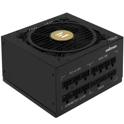 Блок питания Zalman ATX 1000W ZM1000-TMX2 80+ gold 24pin APFC 120mm fan 12xSATA 1x16pin(12VHPWR) Cab Manag RTL