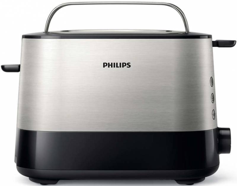 Тостер Philips HD2635/90 950Вт серебристый/черный