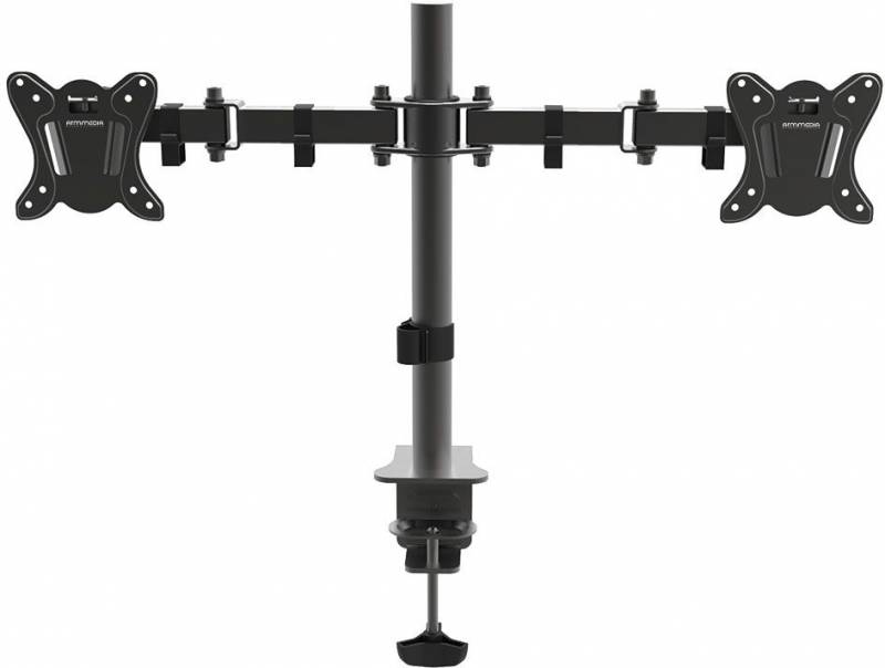 Кронштейн для мониторов Arm Media LCD-T13 черный 15"-32" макс.8кг настольный поворот и наклон верт.перемещ.