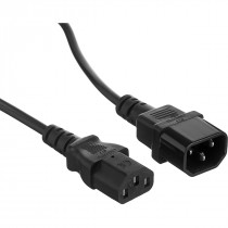 Шнур (кабель питания) Cablexpert ПВС-АП 3*0,75 C13С14 серый 1.0м