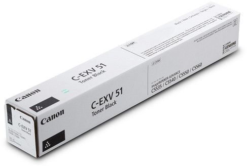 Тонер Canon C-EXV51BK 0481C002 черный туба для копира iR-ADV C5535/5535i/5540i/5550i/5560ii MFP