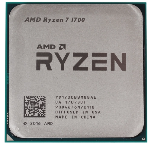 Процессор AMD Ryzen 7 1700 AM4 (YD1700BBM88AE) (3.0GHz/100MHz) OEM