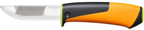 Нож садовый Fiskars 1023619 черный/оранжевый