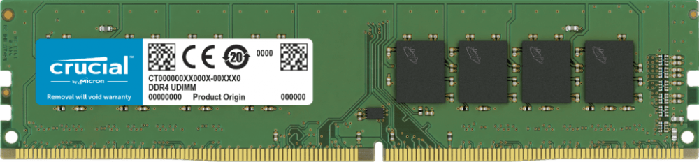 Память DDR4 8Gb 3200MHz Crucial CB8GU3200 PC4-25600 CL22 DIMM 288-pin 1.2В
