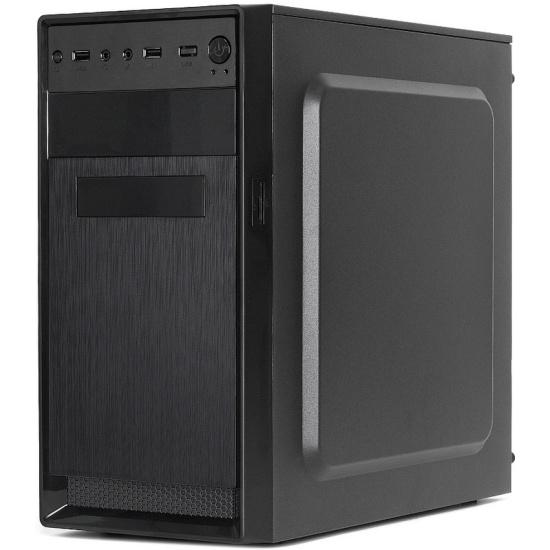 Корпус CROWN CMC-4220 (CM-PS500W ONE) БП 500Вт, 2xUSB, audio, OEM