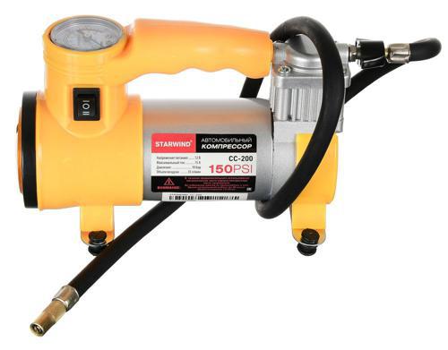 Автомобильный компрессор Starwind CC-200 35л/мин шланг 0.75м