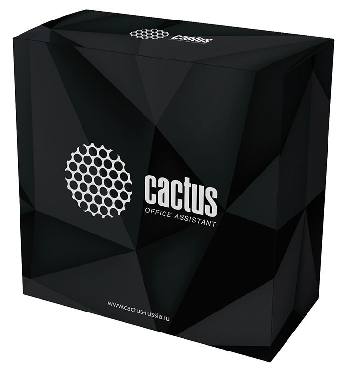 Пластик для принтера 3D Cactus CS-3D-PLA-750-BLACK PLA Pro d1.75мм 0.75кг 1цв.