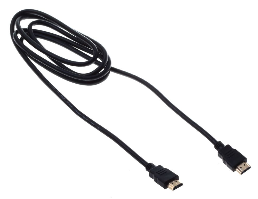 Кабель аудио-видео Buro HDM 1.4 HDMI (m)/HDMI (m) 1.8м. позолоч.конт. черный (BHP RET HDMI18)