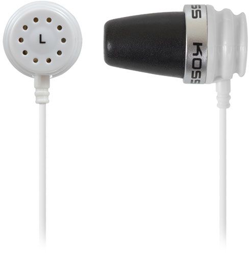 Наушники вкладыши Koss Spark Plug 1.2м белый проводные в ушной раковине (15116801)