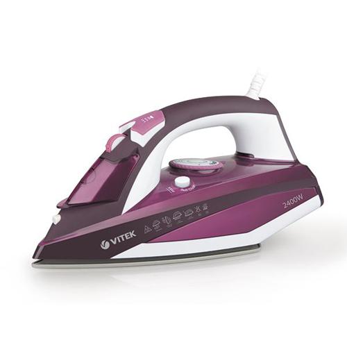 Утюг Vitek Luxure 1215-VT-03 2400Вт бордовый/белый