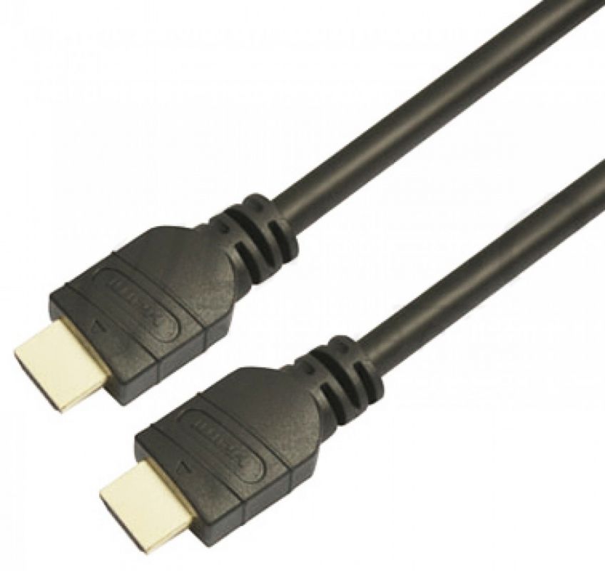 Кабель аудио-видео LAZSO WH-111 HDMI (m)/HDMI (m) 2м. позолоч.конт. черный (WH-111(2M))