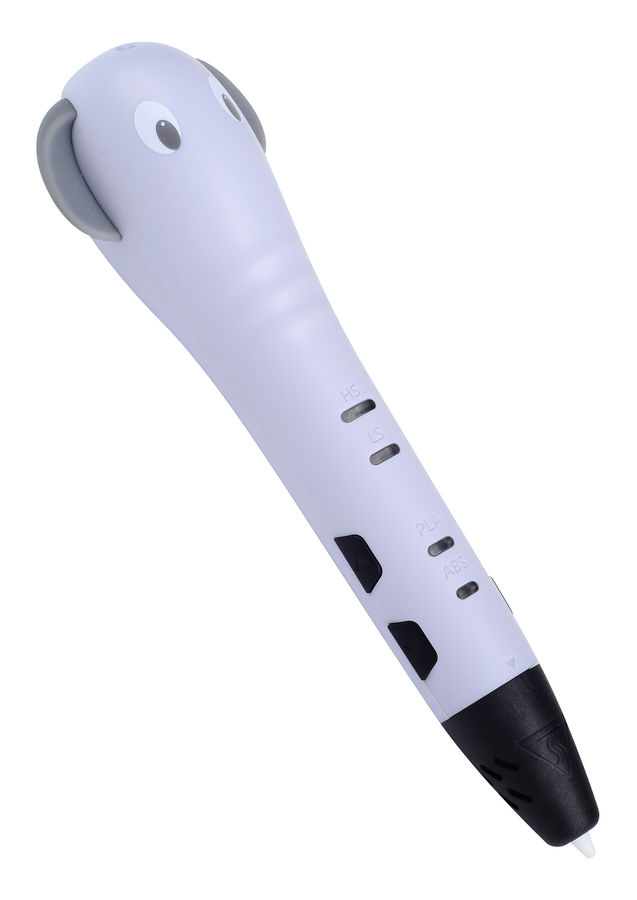 Ручка 3D Cactus CS-3D-PEN-G-SL PLA ABS серый