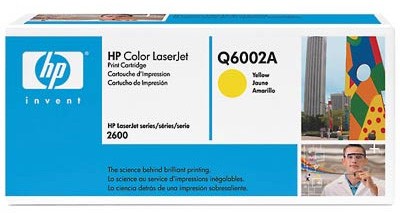 Картридж лазерный HP 124A Q6002A желтый (2000стр.) для HP 1600/2600n/2605/2605dn/2605dtn/CM1015/1017