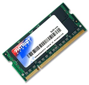 Память DDR2 2Gb 800MHz Patriot PSD22G8002S RTL PC2-6400 CL6 SO-DIMM 200-pin 1.8В dual rank Ret
