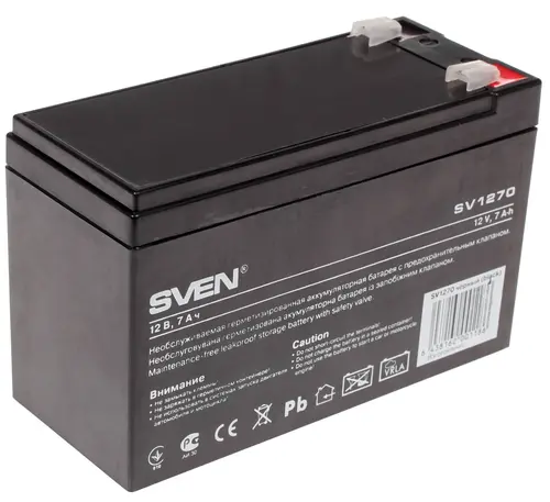 Аккумулятор SVEN SV7-12/SV1270 (12V, 7Ah) для UPS