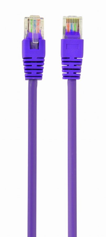 Патч-корд UTP Cablexpert PP12-5M/V кат.5e, 5м, литой, многожильный (фиолетовый) <14744>