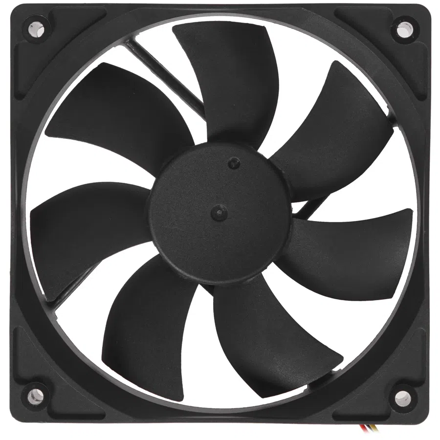 Вентилятор для корпуса Gembird FANCASE3 120х120x25 черный 3-pin 2000rpm 35дБ