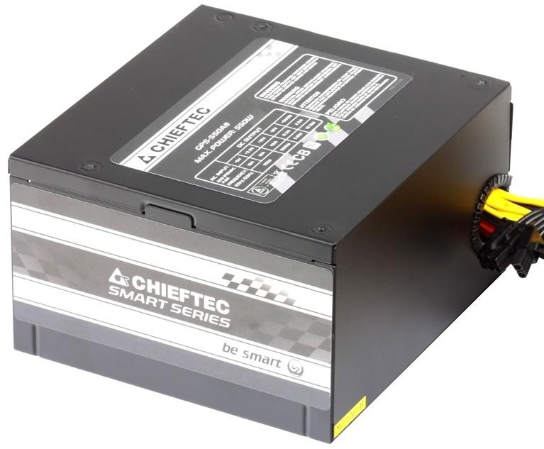 Блок питания Chieftec ATX 550W GPS-550A8 ATX-12V V.2.3 PSU 12 cm fan, APFC, 80+ 230V