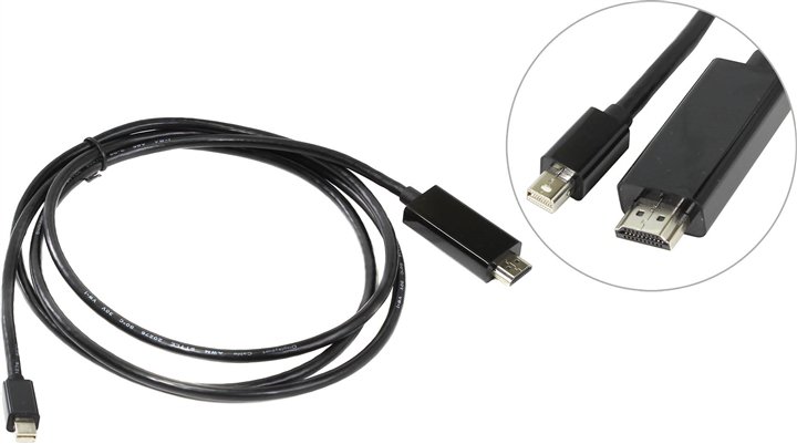 Кабель VCOM Mini DisplayPort M => HDMI M 1.8m <CG695-B>