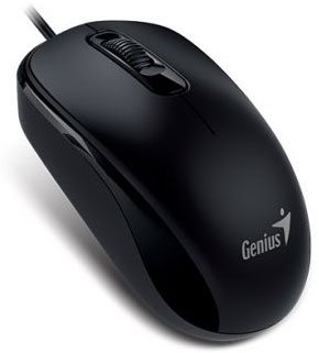 Мышь Genius Optical Mouse DX-110 <Black> (RTL) USB 3btn+Roll (31010116100)
