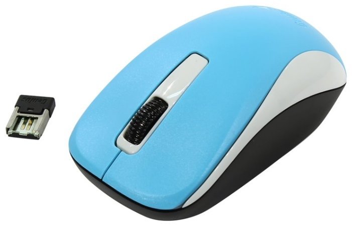 Мышь беспроводная Genius Wireless BlueEye Mouse NX-7005 Blue USB 3btn+Roll (31030127104) RTL