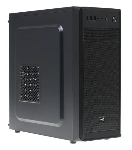 Корпус Miditower Aerocool SI-5100 USB 2.0 Type-A, USB 3.2 Gen1 Type-A, 1 x 120 мм Black ATX Без БП