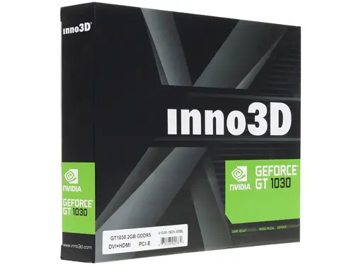 Видеокарта Inno3D PCI-E GT1030 N1030-1SDV-E5BL 2Gb GDDR5 DVI+HDMI (RTL)