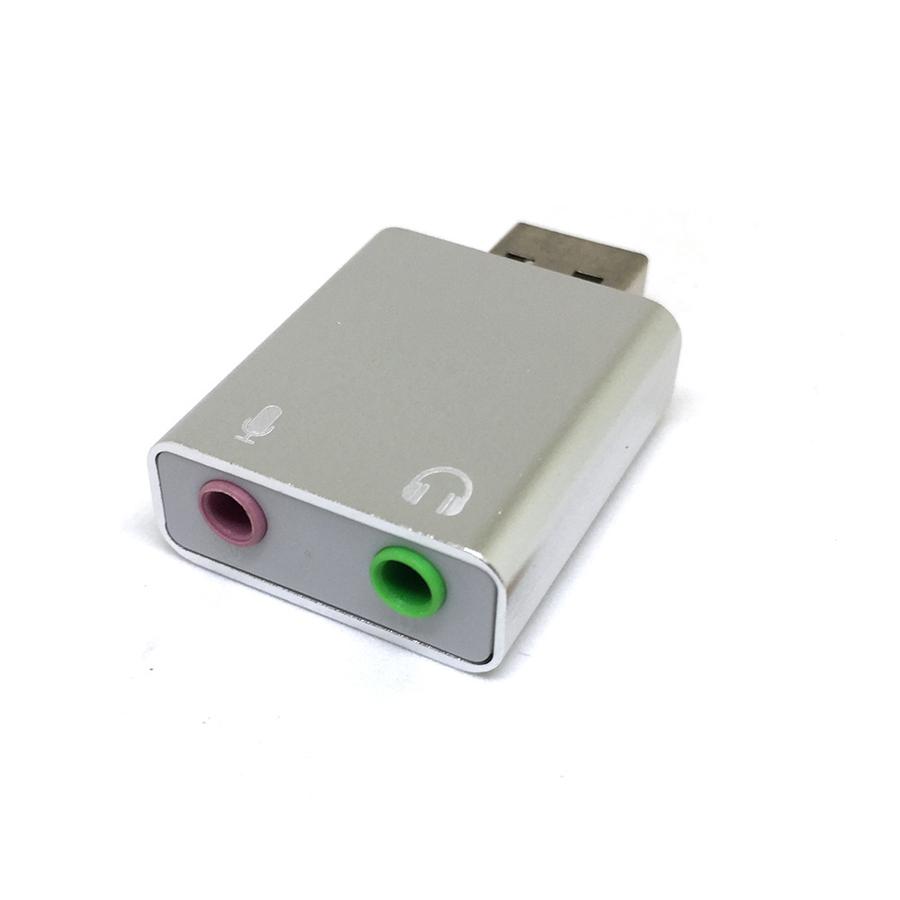 Внешняя звуковая карта USB, модель PAAU005, Espada (для ноутбука/ПК)