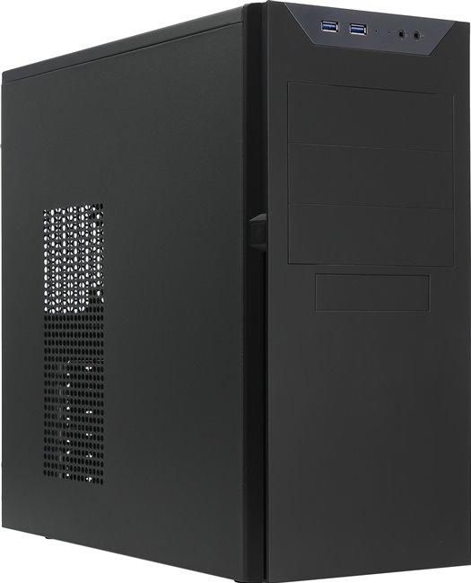 Корпус InWin BA833BK PM-600ATX-F U3.0*2+A(HD) Mid-ATX [6125674]
