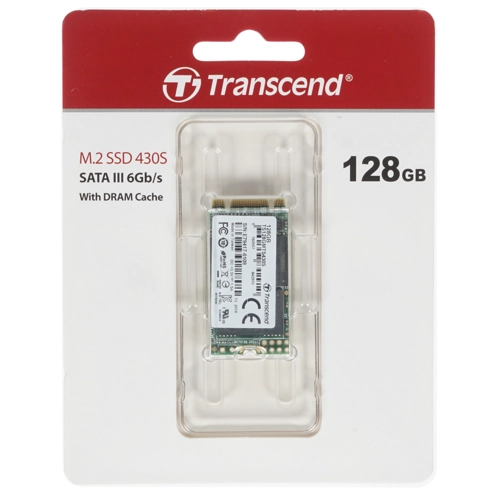 Накопитель SSD Transcend M.2 2242 128 Gb 430S B&M 6Gb/s TS128GMTS430S 3D TLC